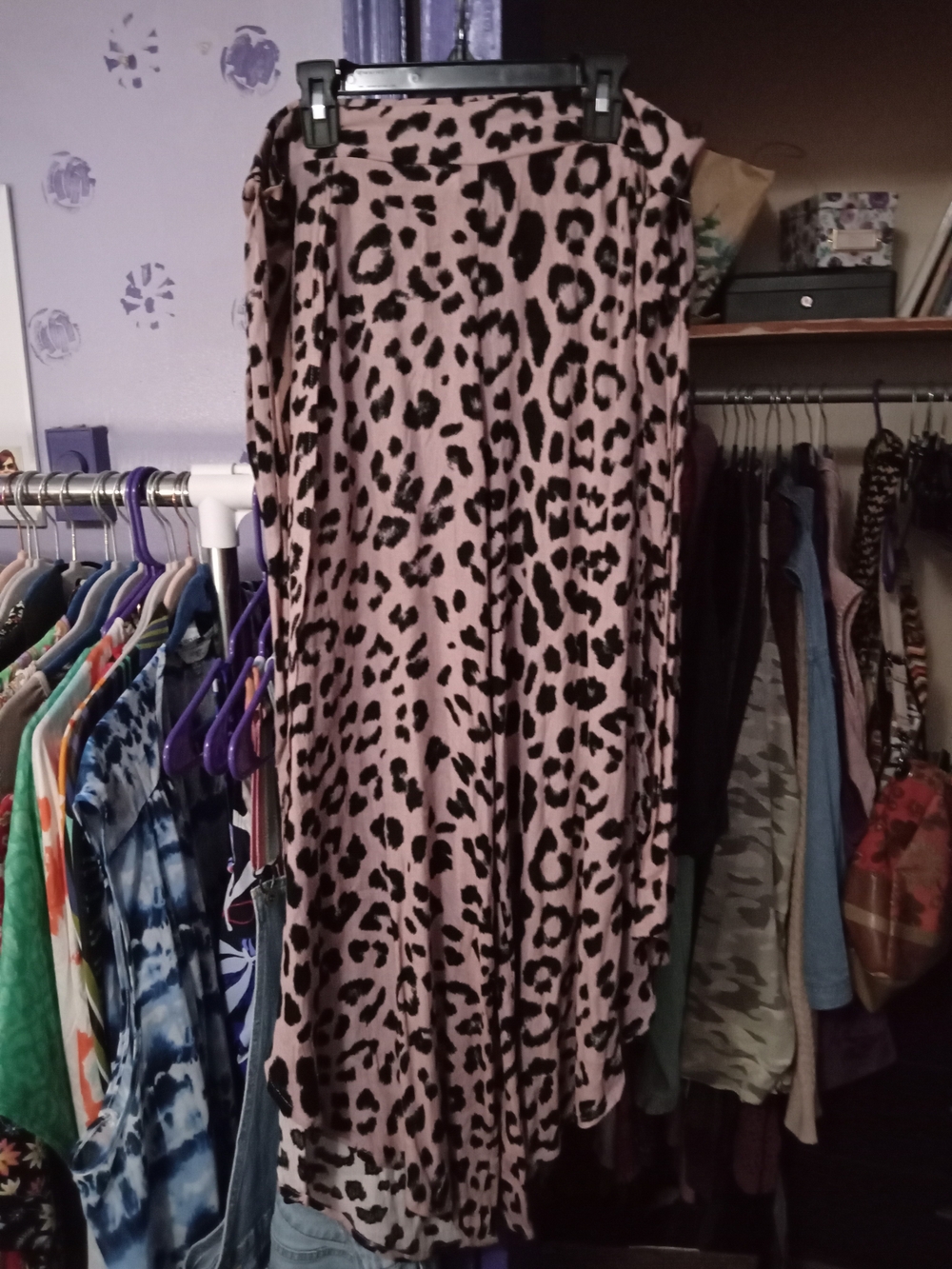 Maverick Tan And Black Cheetah Print Flowy Pants